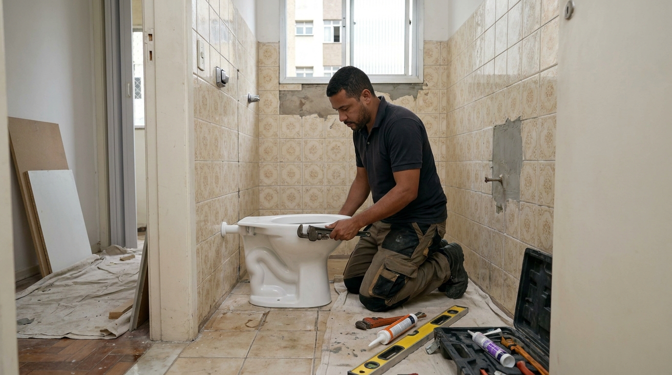 Reforço de vedação sanitária em Maceió-AL